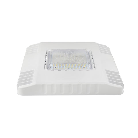 150W LED Drop Lens Canopy Light for Gas Stations - 5700K UL DLC Listed