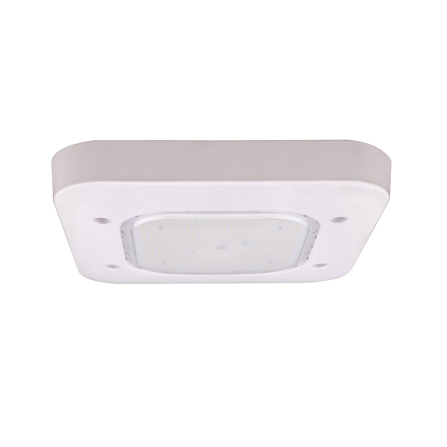 150W Flat Lens Canopy Light for Gas Station - 5700K UL DLC Listed