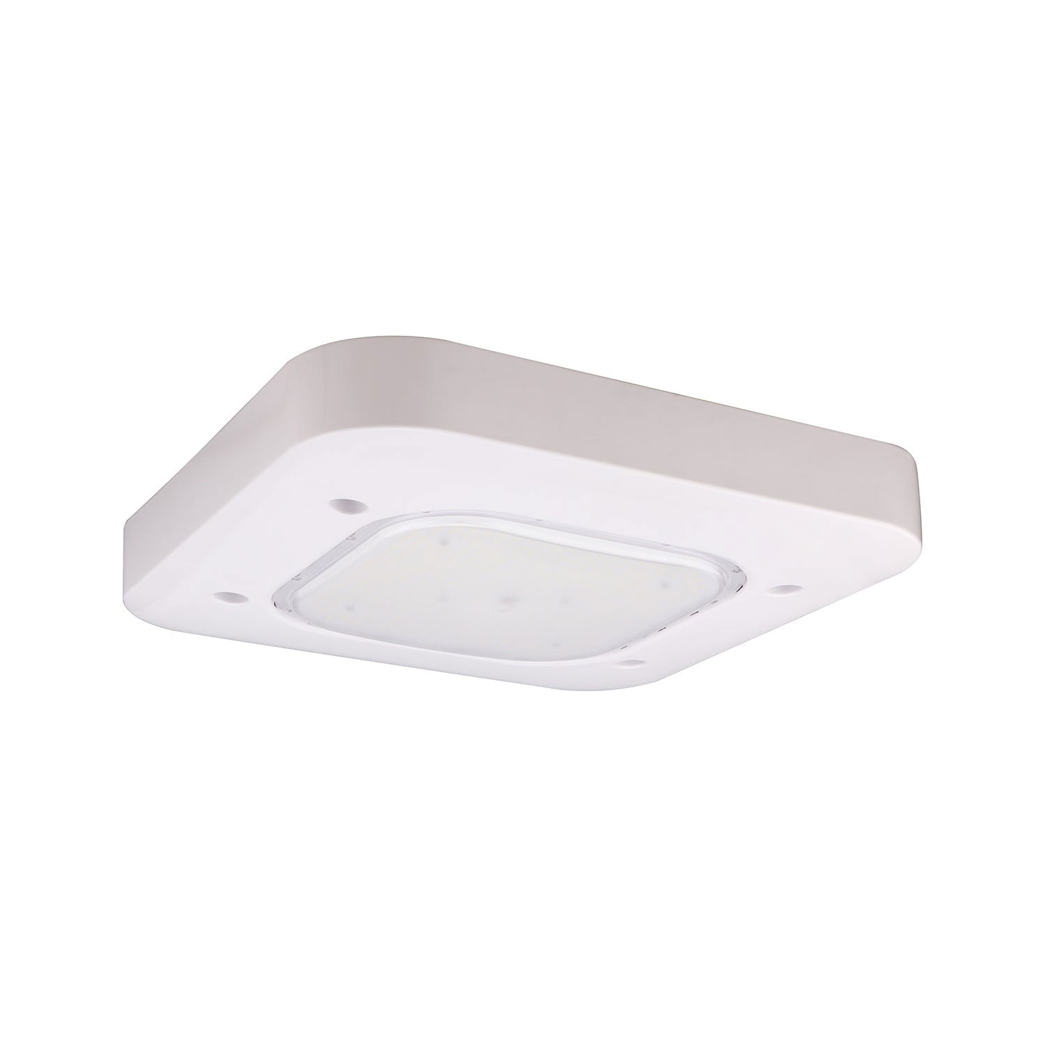 150W Flat Lens Canopy Light for Gas Station - 5700K UL DLC Listed