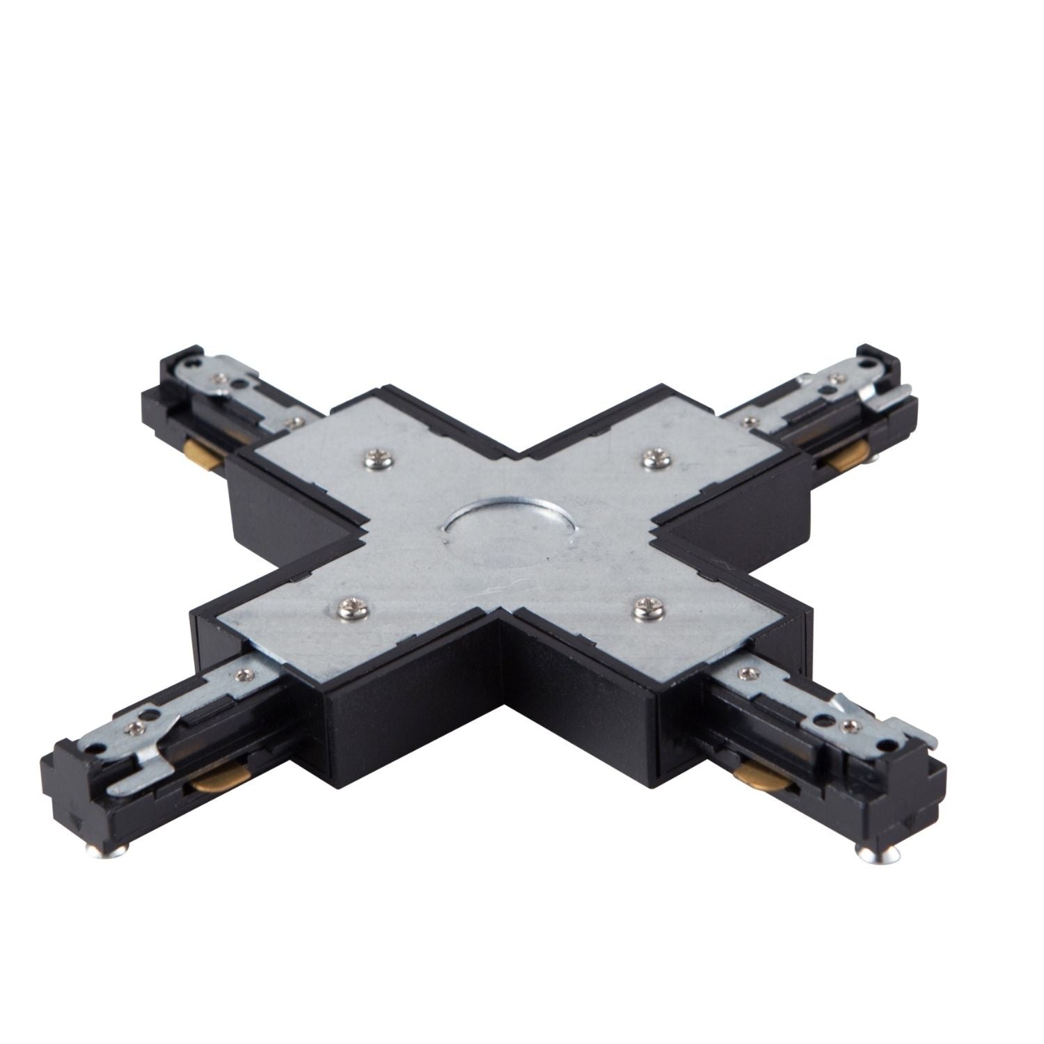 Connector – Single Circuit, Architectural Black, H-Style Track Compatible