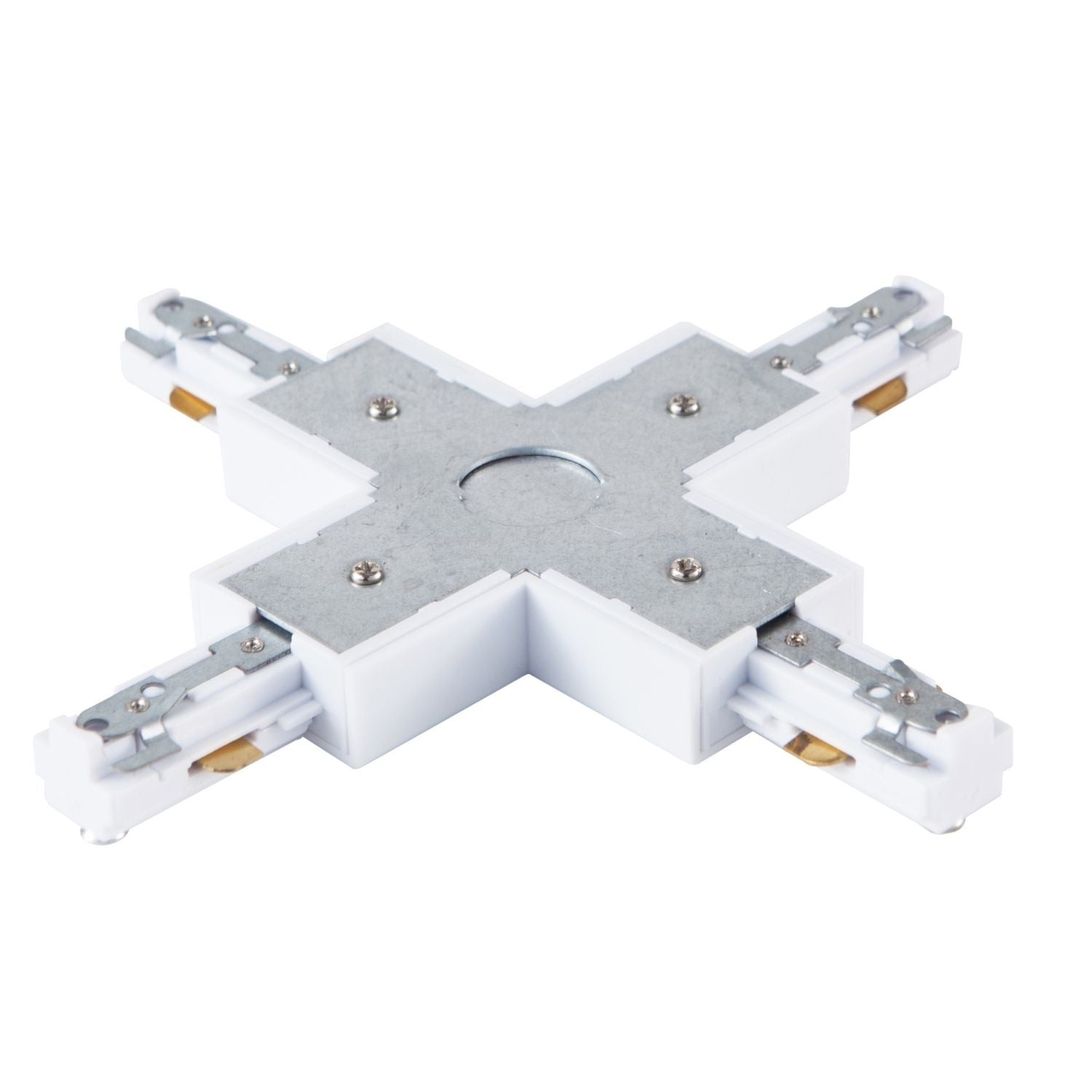 Connector – Single Circuit, Architectural Black, H-Style Track Compatible