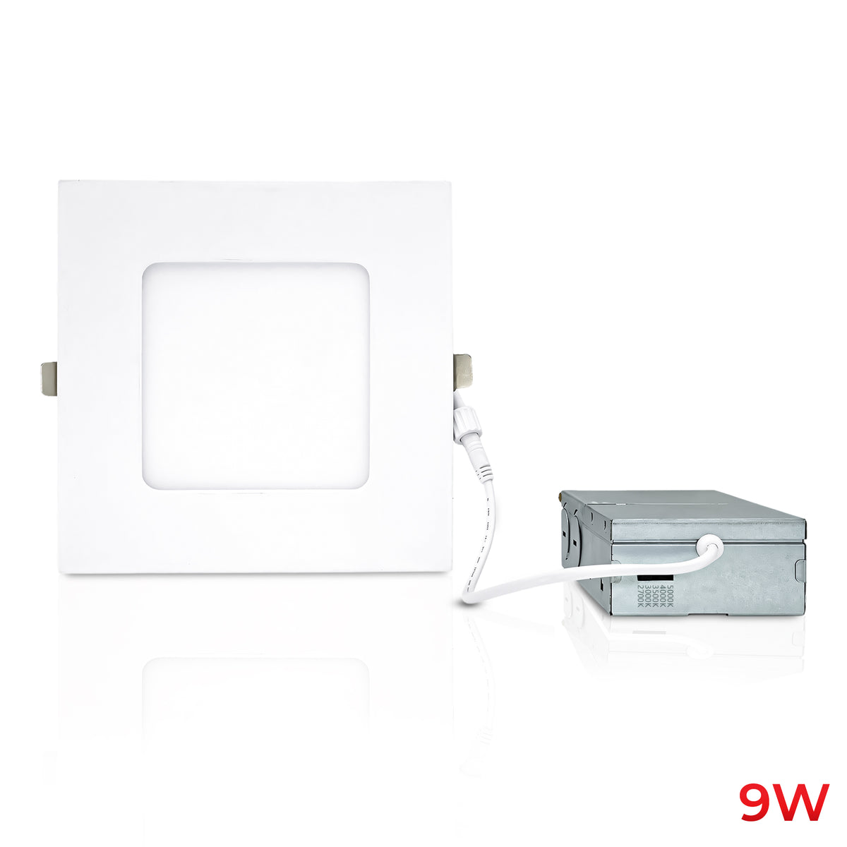 4 Inch 9W Square Panel Downlight 5CCT Selectable | FD4-S3-9W-5CCT
