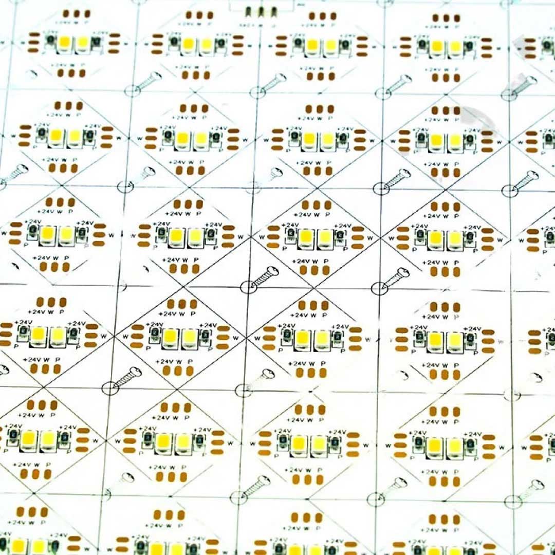 60W CCT Tunable Flexible LED Sheet | 24"×12" | 576 LEDs | 2700K–6500K | SMD2835 | Cuttable | DC24V – STL-2835-400-24