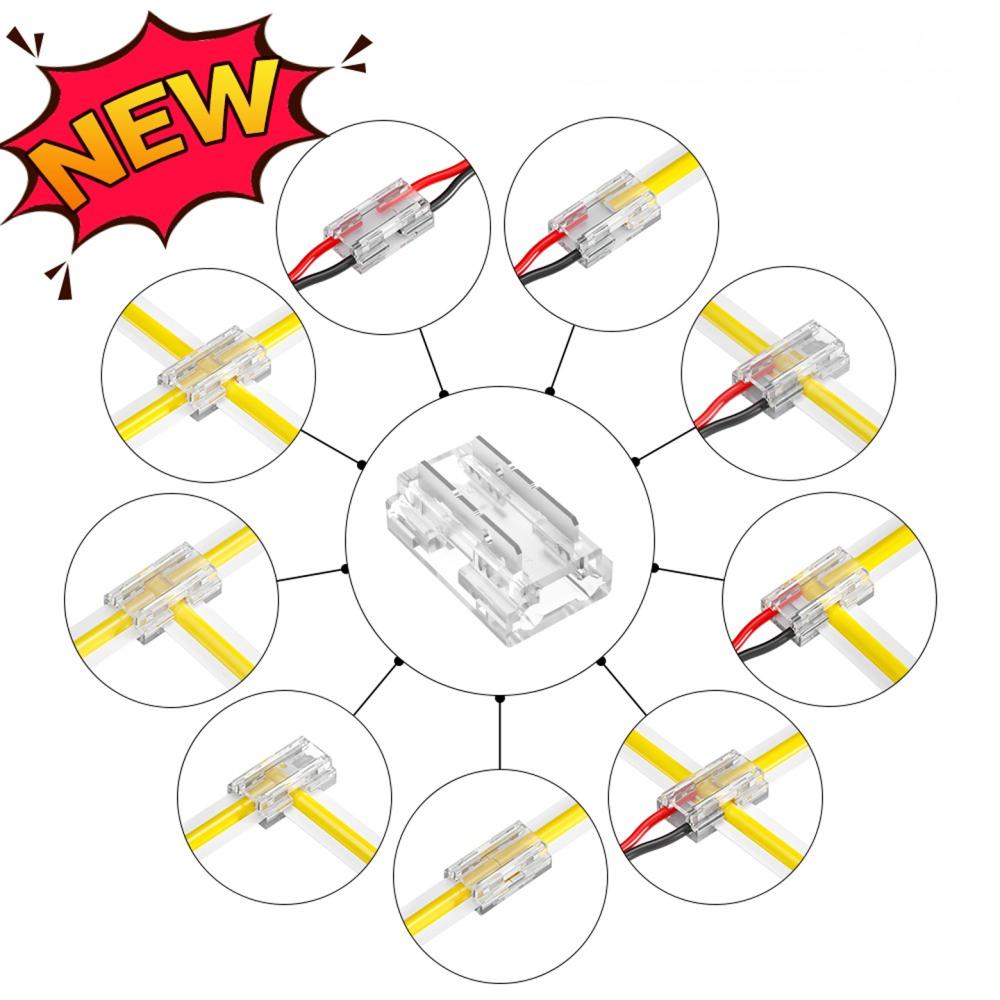 9-in-1 Magic Beetle X LED Strip Connector | 2-Pin for COB & SMD Strips