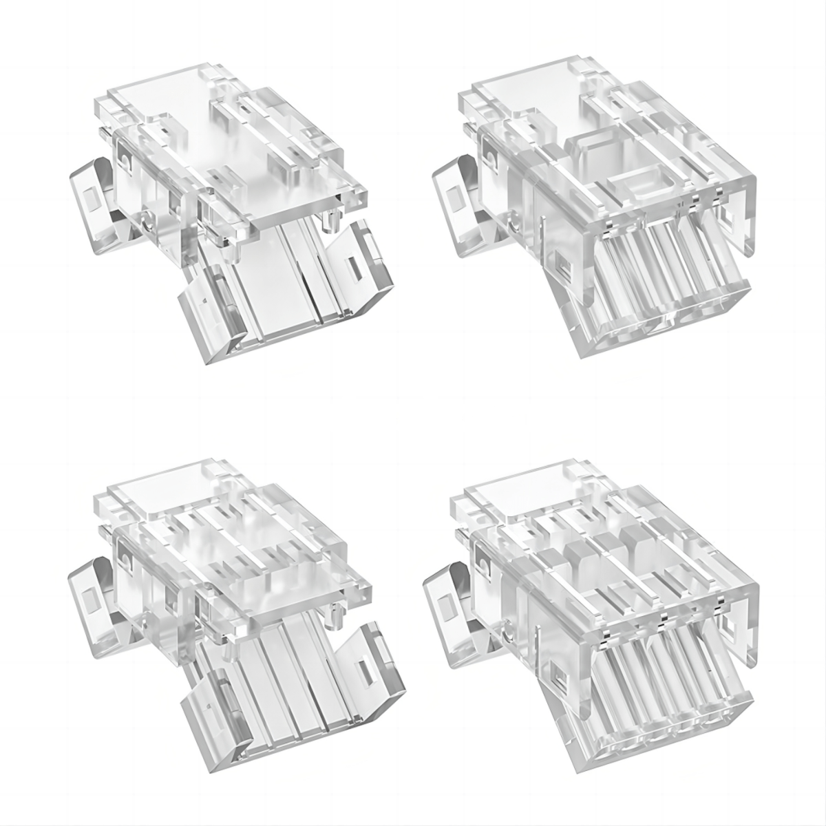 10mm 3-Pin Strip to Wire Hippo-M MAX LED Strip Connector – SMD/COB CCT, IP20/IP65 Compatible, Reusable Design