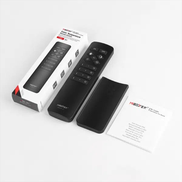 C1 4-Zone Color Temperature Remote – 2.4GHz RF – Adjustable Brightness & CCT – MiBoxer Compatible