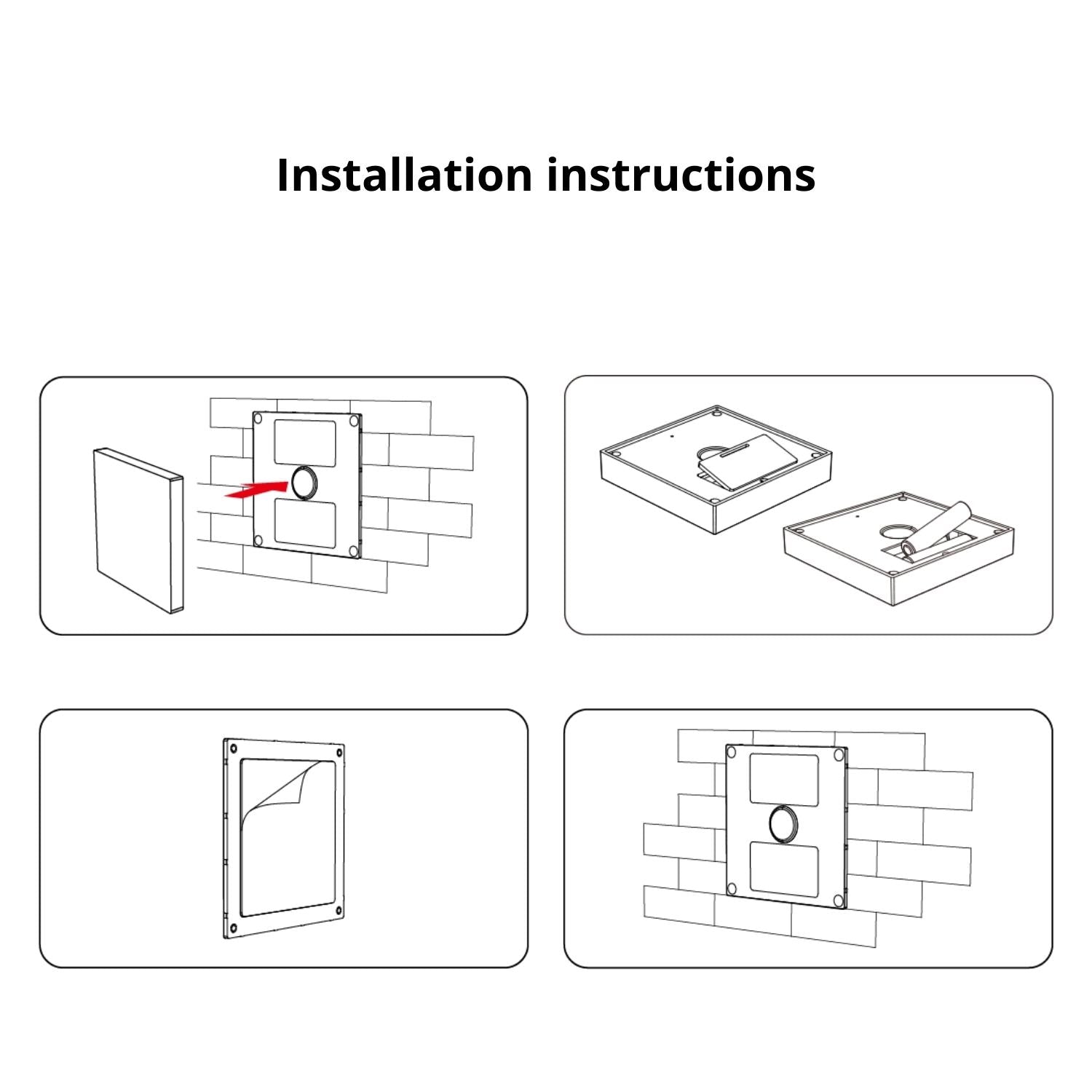 B4 4-Zone Panel Remote (RGB+CCT) - 2.4GHz Wireless - 30m Range | MiBoxer/Mi-Light Compatible