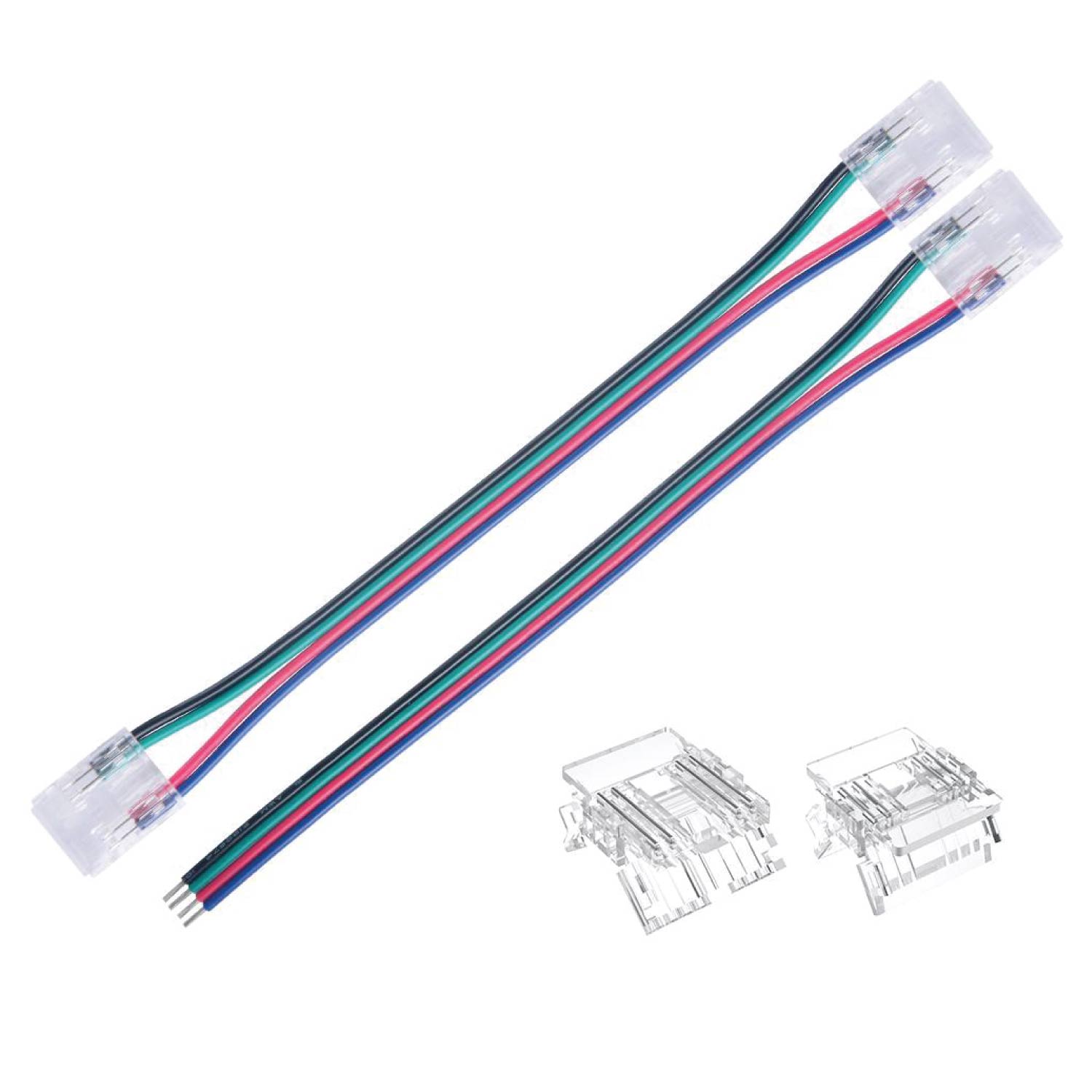 Hippo-M MINI Connector | 12mm PCB, 4-Pins for COB RGB Digital Pixel Strips