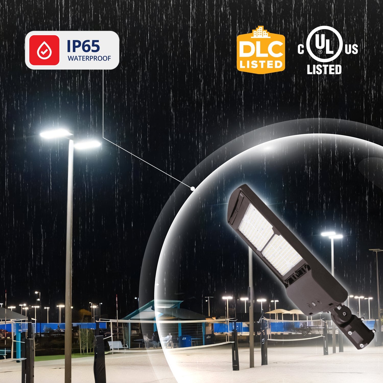 200W/240W/300W LED Shoebox Area Light 3CCT Selectable 45000 Lumens | SBC12-300/240/200W-XXK