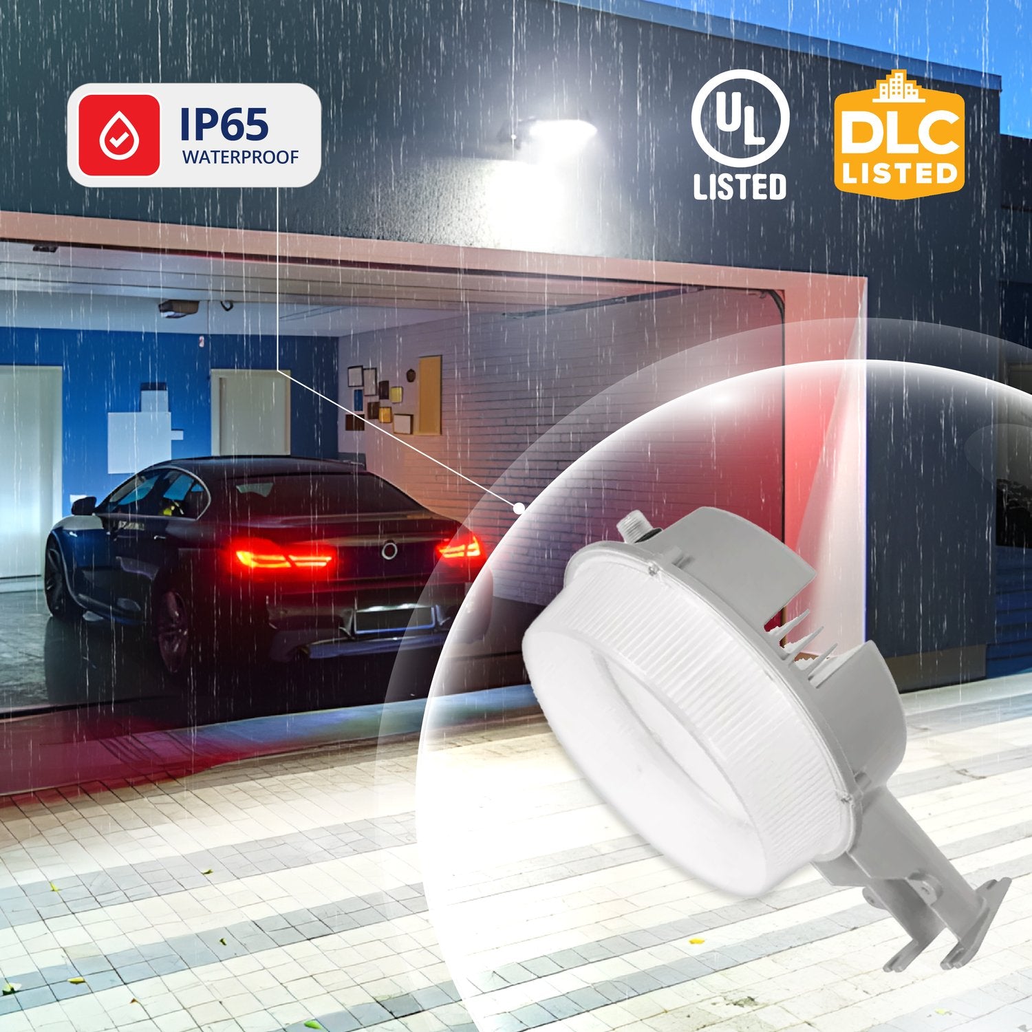 45W Dusk to Dawn Barn Light – Bright Illumination for Enhanced Security - 5000K