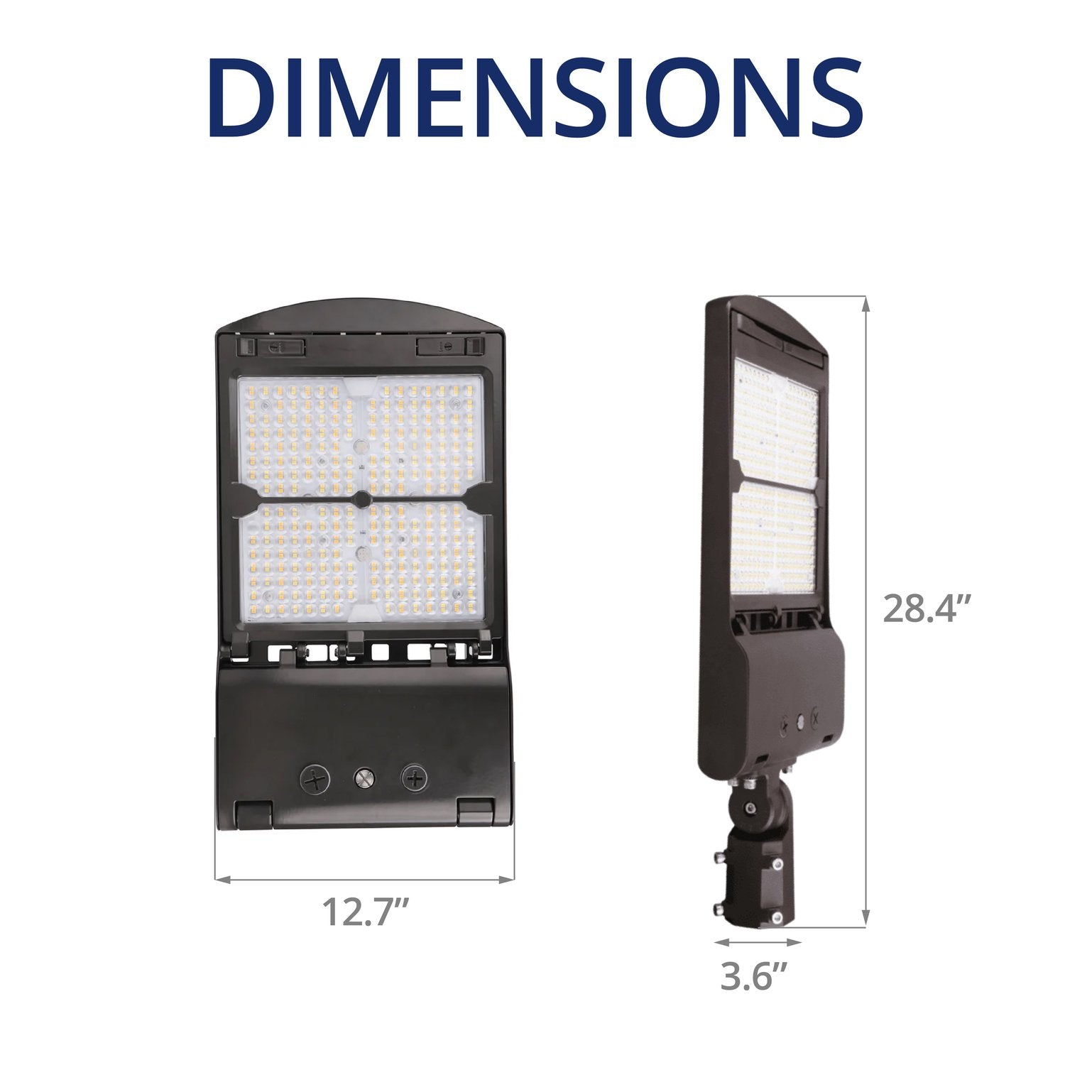 200W/240W/300W LED Shoebox Area Light 3CCT Selectable 45000 Lumens | SBC12-300/240/200W-XXK