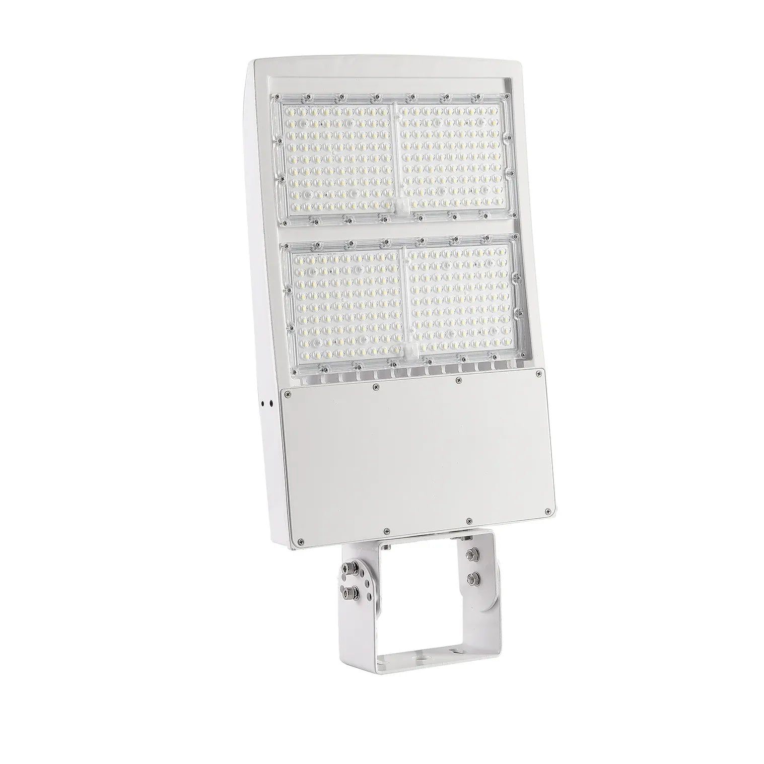 300W White Shoebox Area Light for Parking Lot - 5000K UL DLC Listed