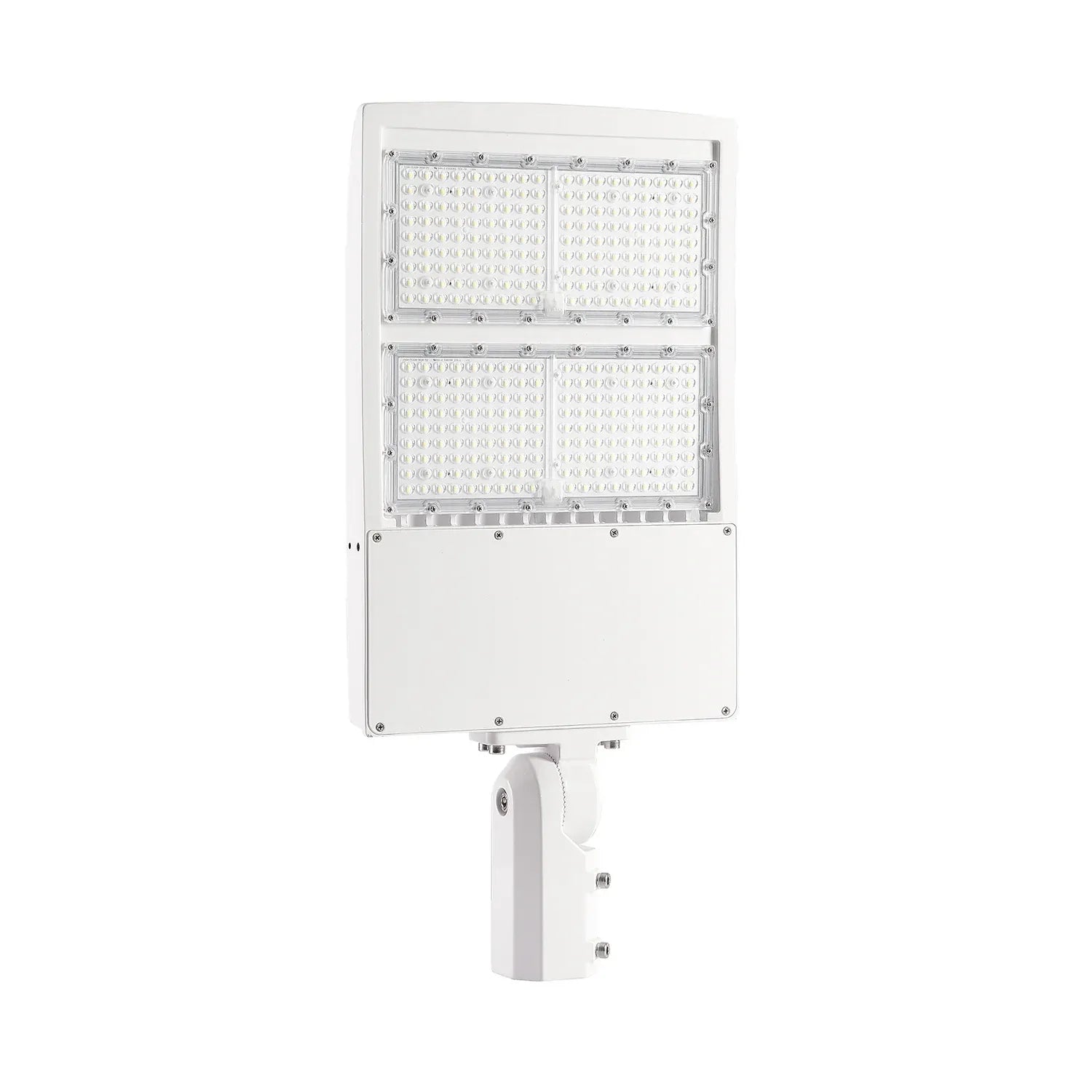 300W White Shoebox Area Light for Parking Lot - 5000K UL DLC Listed