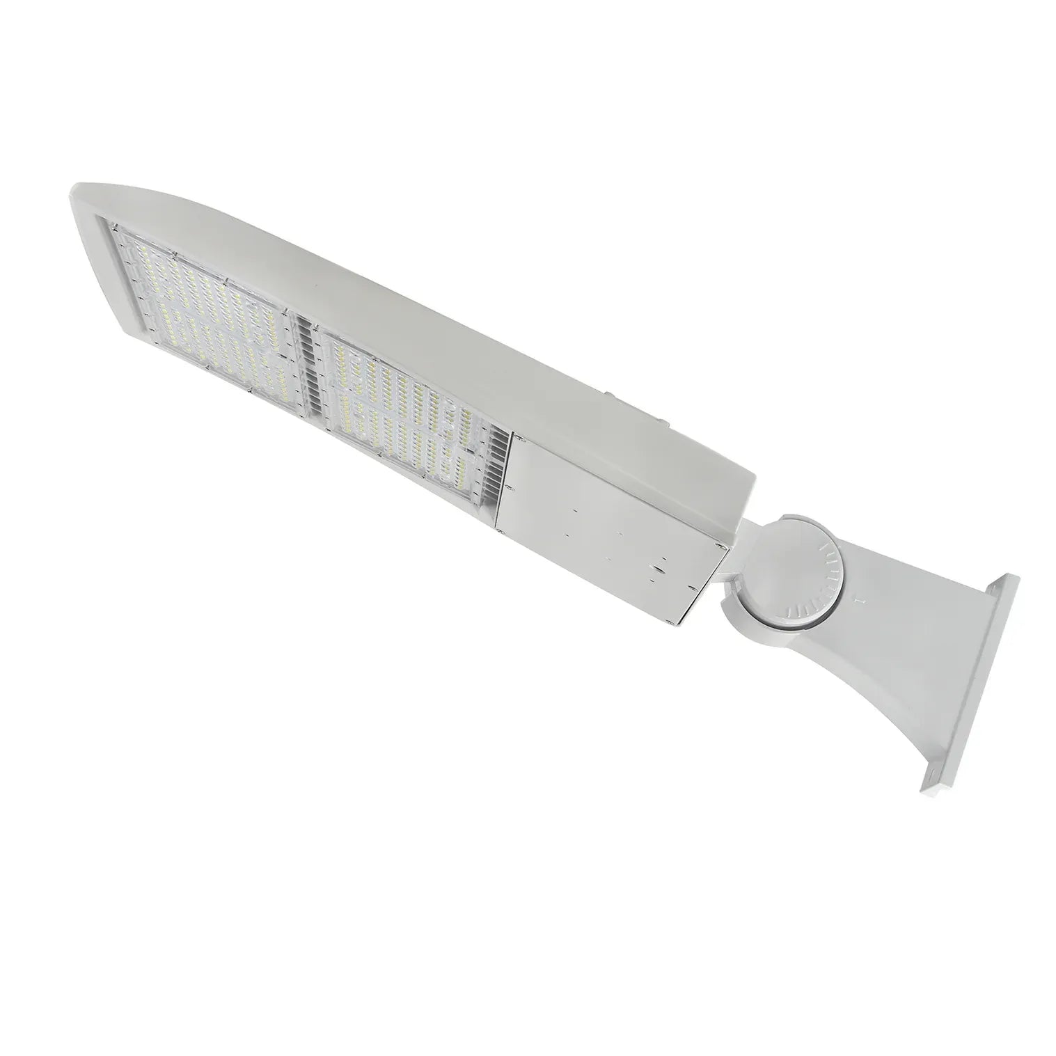 300W White Shoebox Area Light for Parking Lot - 5000K UL DLC Listed