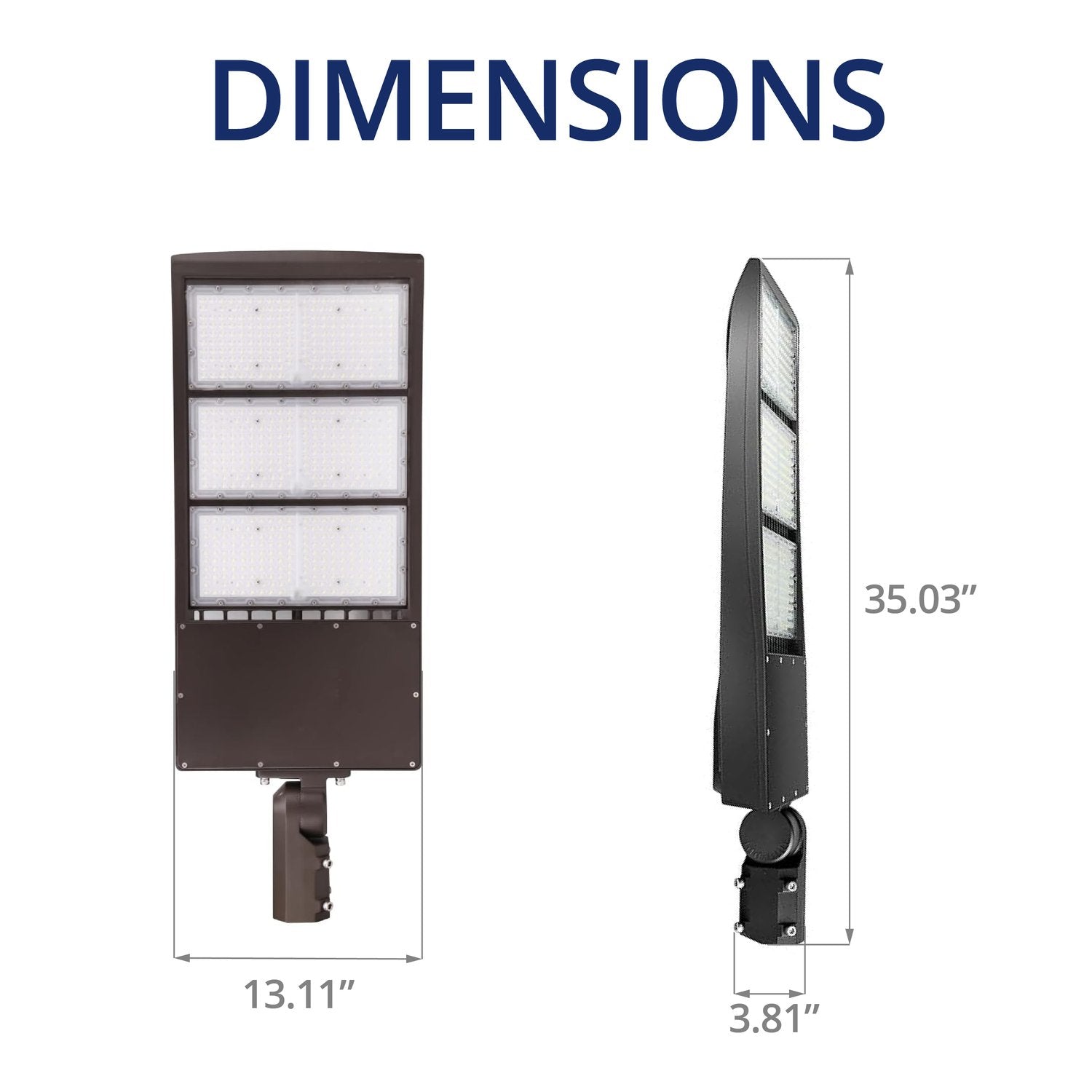 450W SP2 Shoebox Area Light for Parking Lot - 5700K UL DLC Listed