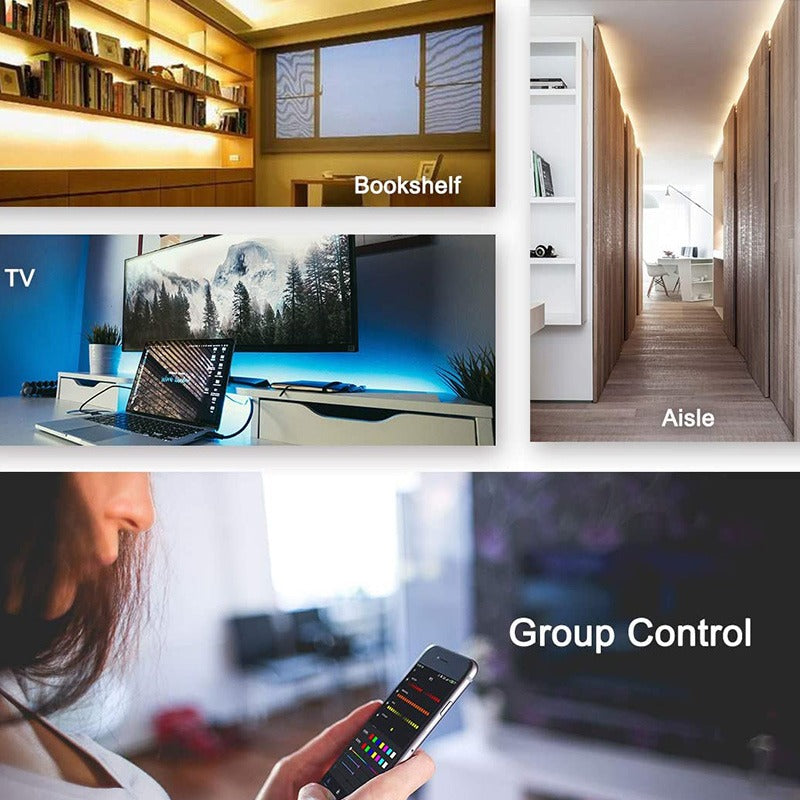 SP108E WiFi LED Addressable RGB Controller – 5V-24V – 2048 Pixels Max – Mobile App Control – Adjustable Brightness & Speed