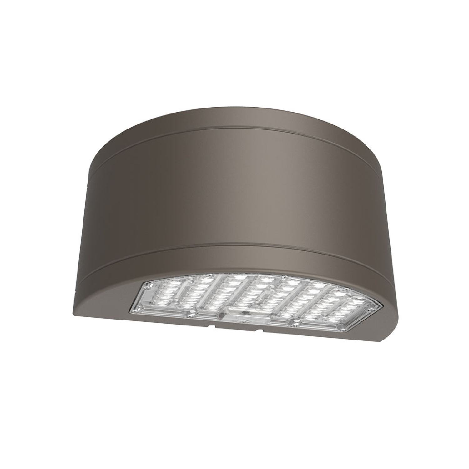 48/64/80W G6 Up & Down Half Moon LED Wall Pack — Wattage & 3CCT Tunable , Built-In Photocell, 0-10V Dimmable, IP65, UL Listed