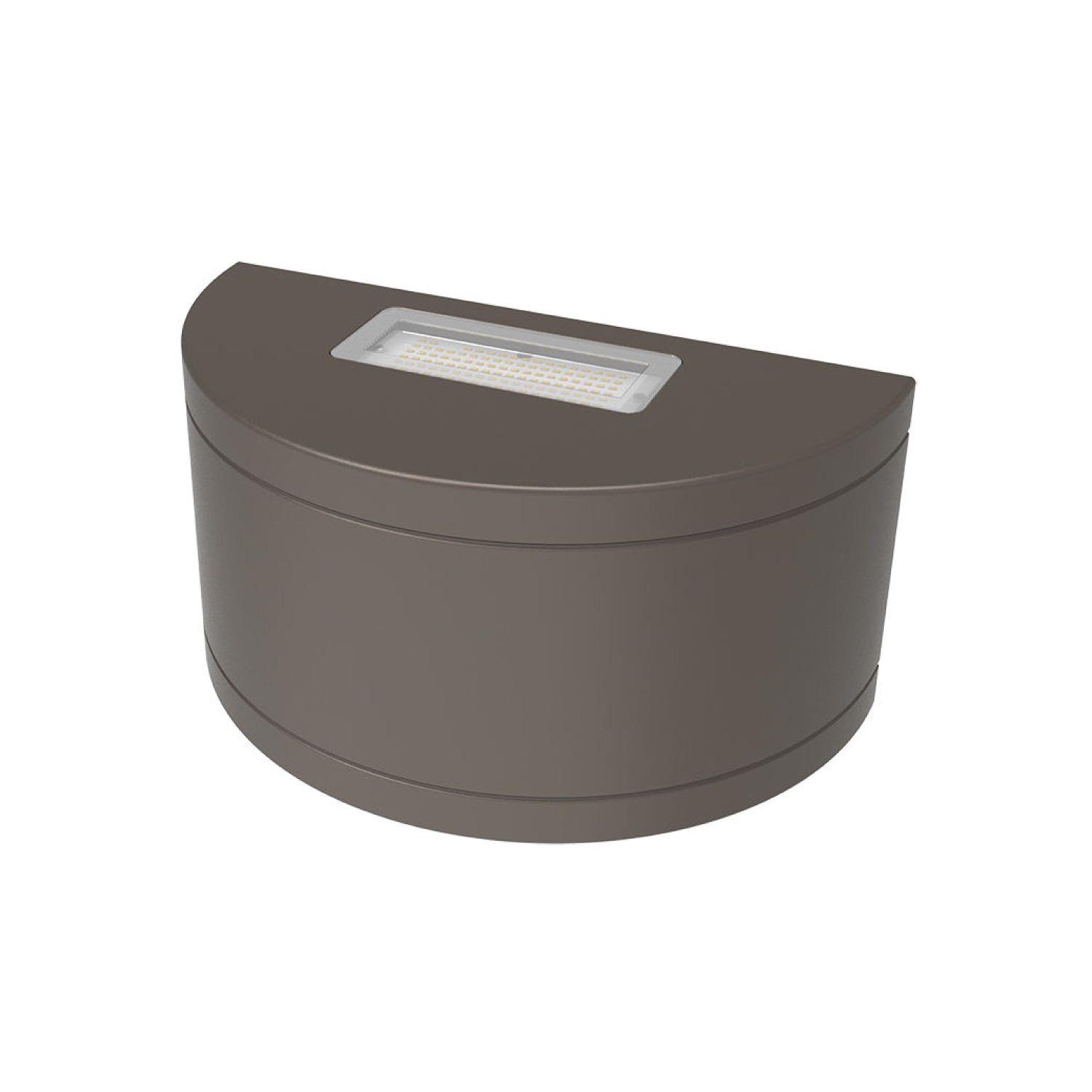 48/64/80W G6 Up & Down Half Moon LED Wall Pack — Wattage & 3CCT Tunable , Built-In Photocell, 0-10V Dimmable, IP65, UL Listed