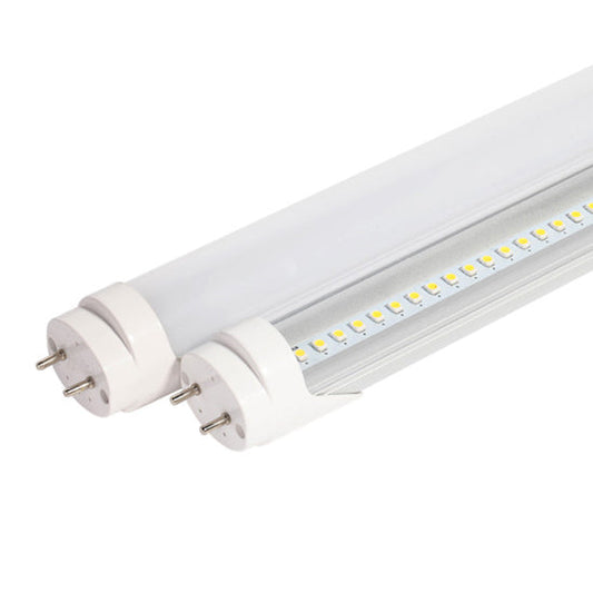 LED T8 3ft 15W Tube Light 6500K - Direct Power - Clear Cover - G13 Dual Pin - UL DLC Listed - 25 Pack