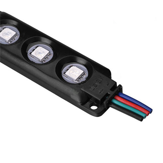 LED Modules - SMD 5050 - 0.7W 12V - IP65 - 100pcs Set - Black Body