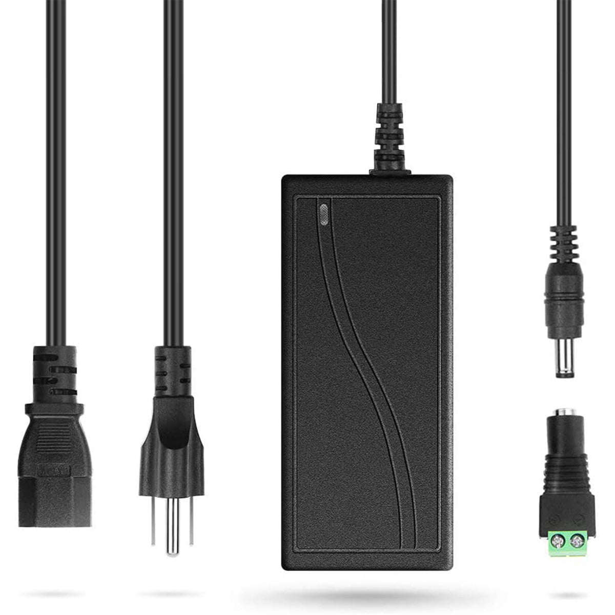 7 Amps Indoor Power Supply for 12V Applications with 84W Power Cord Included